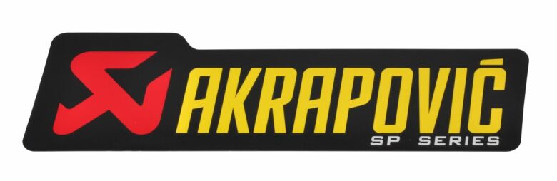 Sticker Akrapovic 180 Mm