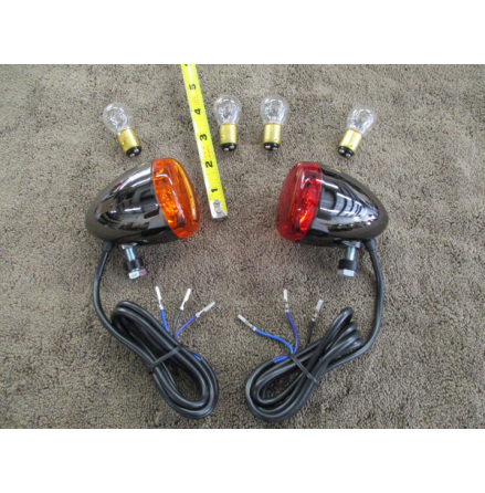 Black Nickel Signal Lights 