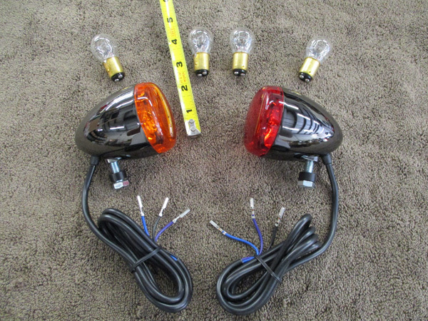 Black Nickel Signal Lights 