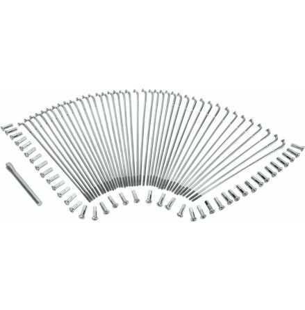Spoke Set Front 9.25&quot; Stainless Steel For 21&quot; Narrow Hub And Drop-Center Rim