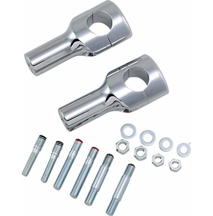 Risers Big Buf 4&quot; Chr