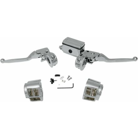 Handlebar Control Kit Hb 5/8&quot; 84-95 Chrome