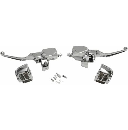Handlebar Control Kit Hyd Clt 9/16&quot;Brk Chrome