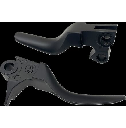 Lever Set Short Matte Black 96