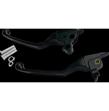 Lever Set Narrow Matte Black 0