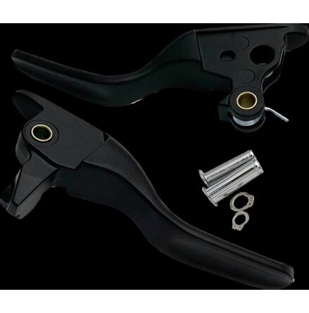 Lever Set Short Matte Black 21