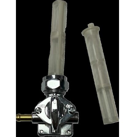 Petcock Vac Left Outlet Chr