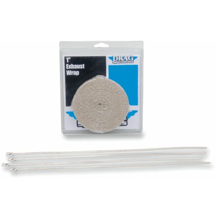 Exhaust Heat Wrap 1&quot; X 25&#39; Tan W/ Tie