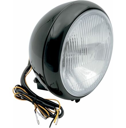 Headlight 7&quot; Smth Blk