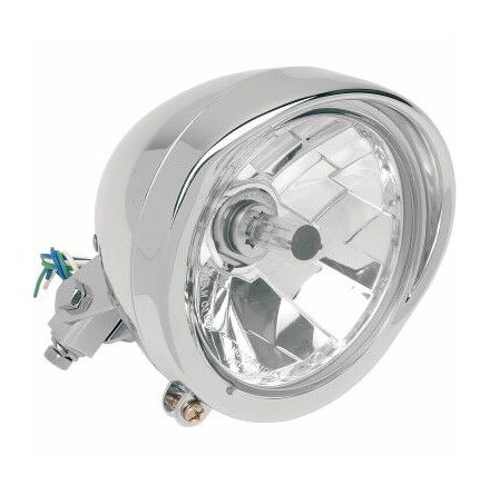 Head Lt.5-3/4&quot;Clr W/Visr