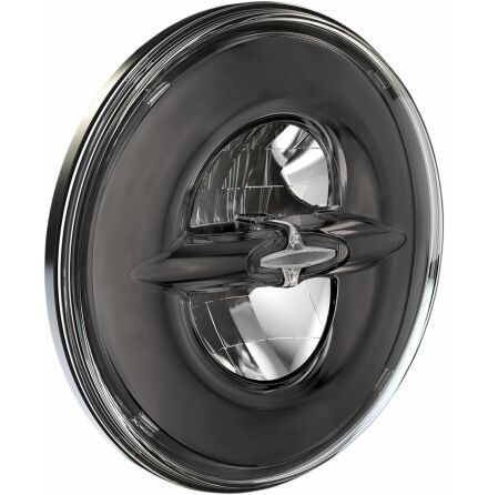 Headlight 7 Led Refl Bk