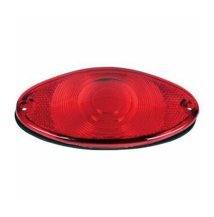 Lens W/Gasket Cateye Red