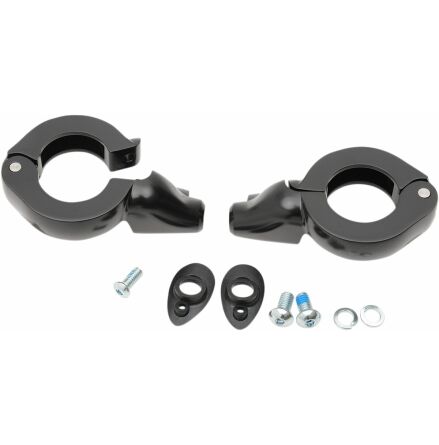 Turn Signal Fork Clamps 41Mm Black
