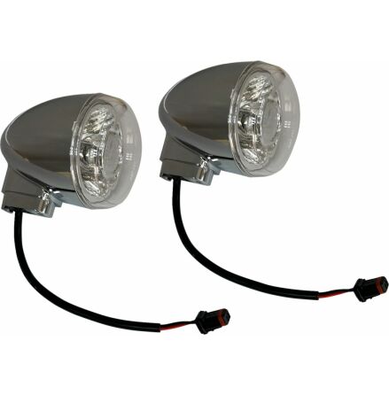 Light Rear Turn Signal Chrome 