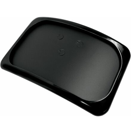 License Plate Mount Three-Bolt Large Radius Black