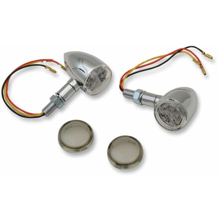 Light Led Mini Deuce Marker Light Kit Chrome/Amber