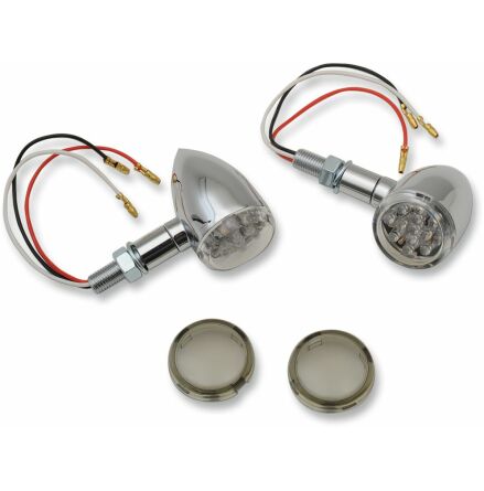 Light Led Mini Deuce Marker Light Kit Chrome/Red
