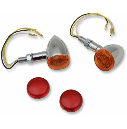 Light Led Mini Deuce Marker Light Kit Chrome/White