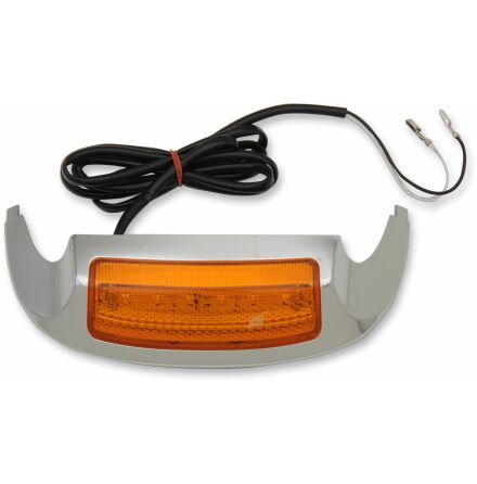 Light Led Front Fender Tip Light Chrome/Smoke/White