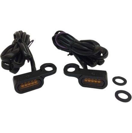Lights Marker Handlebar Black/Amber Led