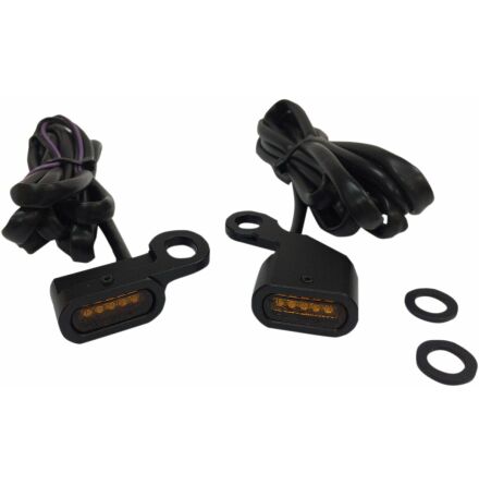 Lights Marker Handlebar Black/Amber Led