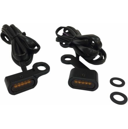 Lights Marker Handlebar Black/Amber Led