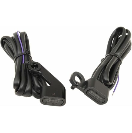 Lights Marker Handlebar Black/Smoke Led