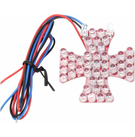 Taillight Maltese Cross Led-Board Red