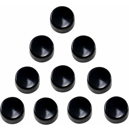 Cover Bolt 1/2 Hex Blk