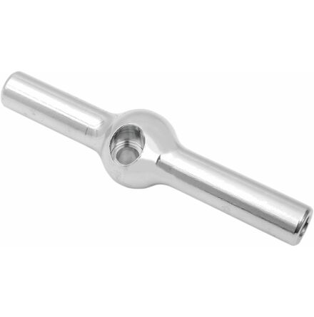 Dual Disc Tee 3/8"-24 Chrome
