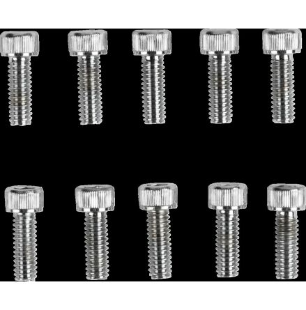 Socket-Head Bolt 8-32X0.5 Knurled Chrome