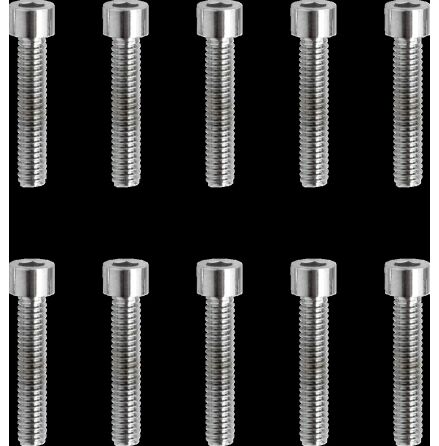 Socket-Head Bolt 8-32X0.875 Smooth Chrome