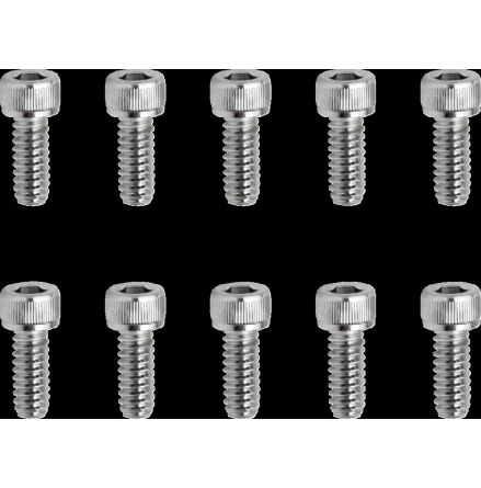 Socket-Head Bolt 10-24X0.5 Knurled Chrome