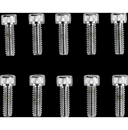 Socket-Head Bolt 10-24X0.675 Knurled Chrome