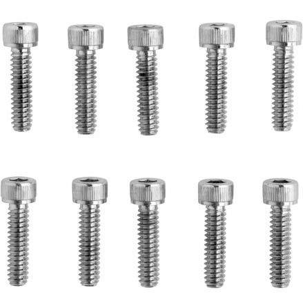 Socket-Head Bolt 10-24X0.75 Knurled Chrome