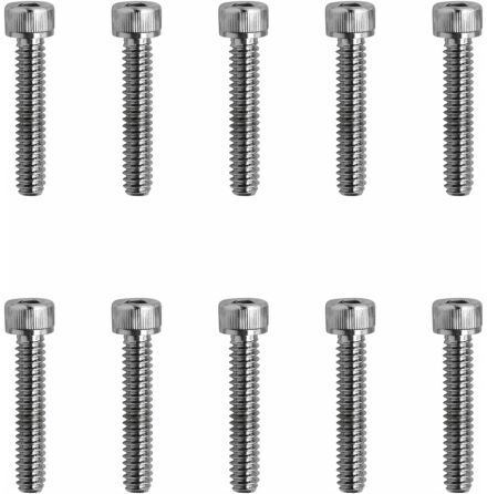 Socket-Head Bolt 10-24X1 Knurled Chrome