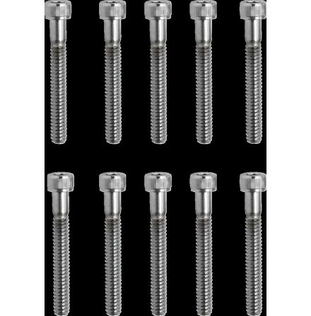 Socket-Head Bolt 10-24X1.5 Knurled Chrome