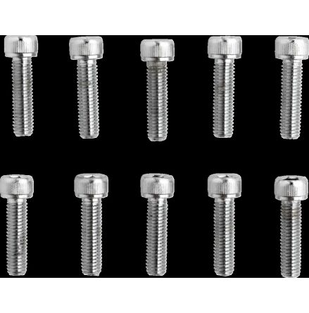 Socket-Head Bolt 10-32X0.75 Knurled Chrome