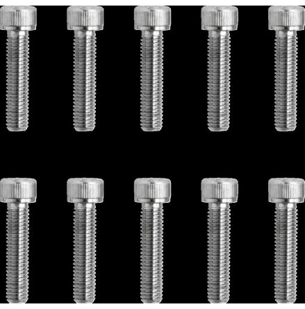 Socket-Head Bolt 10-32X0.875 Knurled Chrome