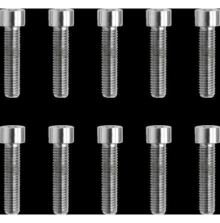 Socket-Head Bolt 10-32X0.875 Smooth Chrome