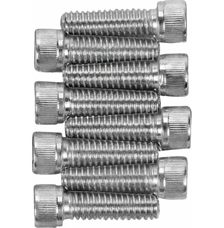 Chrome Socket-Head Lifter Base Bolt Kit Knurled