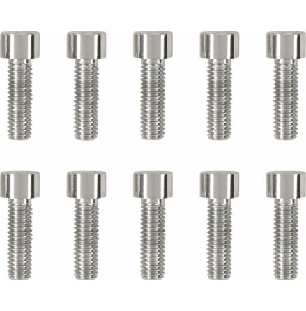 Chrome Socket-Head Primary Cover Bolt Kit Smooth