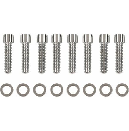 Chrome Socket-Head Lifter Base Bolt Kit Smooth