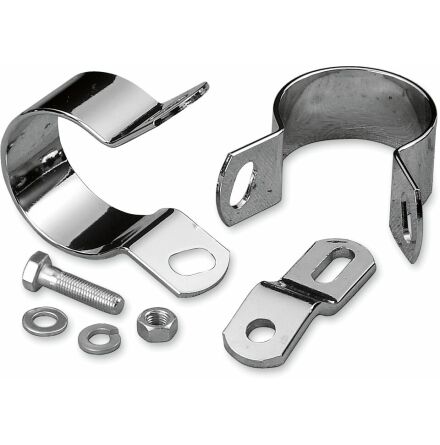 Midway Exhaust Mount Clamp Chrome