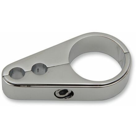 Die-Cast Cable Clamp Throttle/Idle Chrome Dual 1"