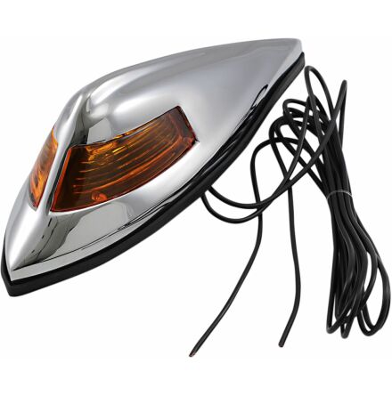 Front Fender Light Nostalgia W/ Amber Lens