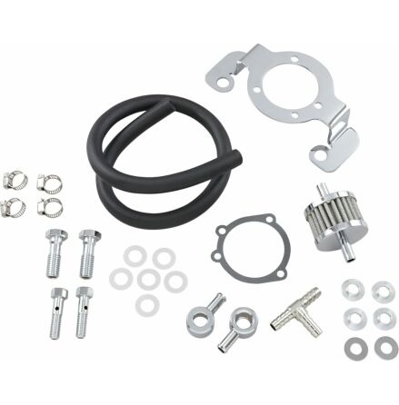 Crankcase Breather/Support Bracket Kit 93-17Bt