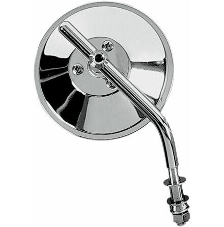 Mirror Round 4" W/ Adjustable Stem Chrome
