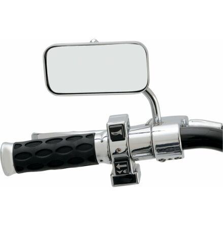 Mirror Rectangular 2"X4.25" W/ Adjustable Stem Chrome