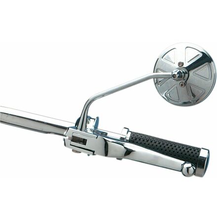 Mirror Ness Stealth Iii Round 3.5" W/ 7" Stem Chrome